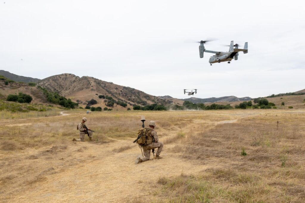 Marines seek Osprey-portable GPS landing system for austere airfields Marines seek Osprey-portable GPS landing system for austere airfields