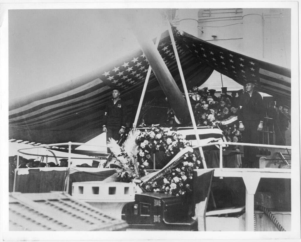 The storied ship that almost sank — with the Unknown Soldier on it