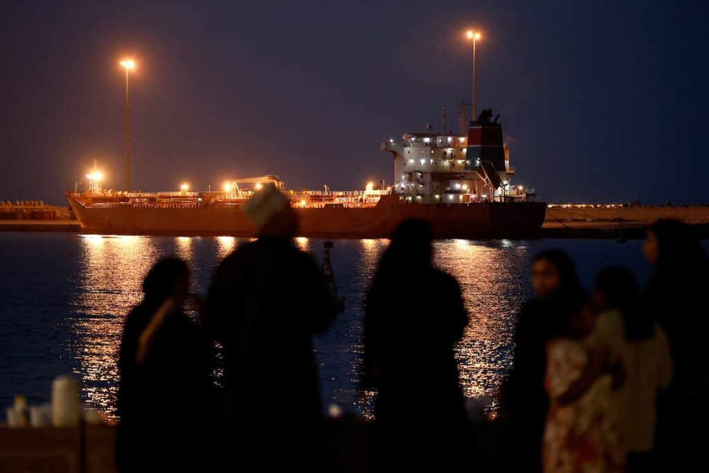 US denies Iranian reports of strike on warship, says ships transit Hormuz