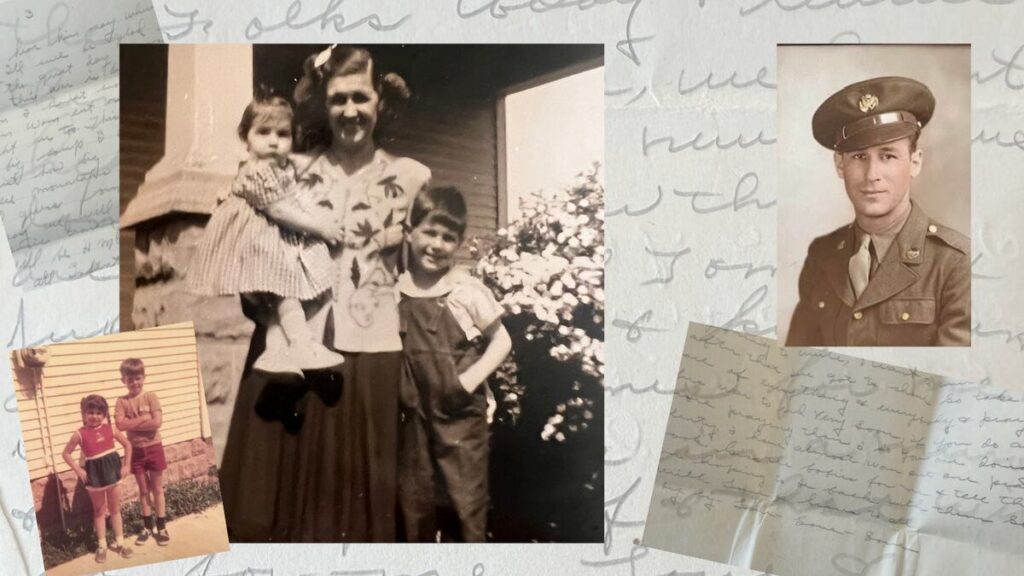 My grandpa was killed in World War II. I met him through his letters home. My grandpa was killed in World War II. I met him through his letters home.