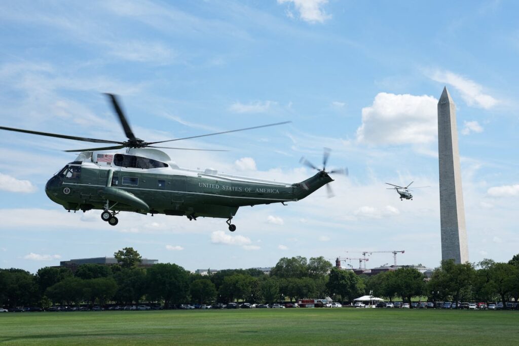Transportation secretary working on telecom issues after close call involving Marine One Transportation secretary working on telecom issues after close call involving Marine One