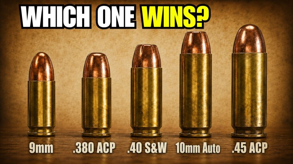 9mm vs .380, .40, .45, and 10mm: The Carry Caliber Fight!