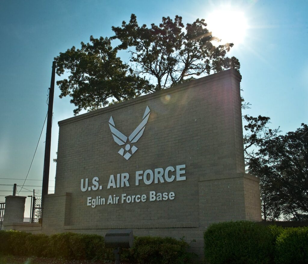 Airmen discover body in charred vehicle near Eglin Air Force Base Airmen discover body in charred vehicle near Eglin Air Force Base